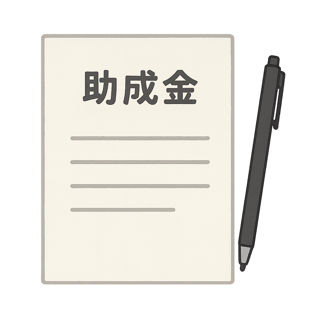 Step 3 Icon: 助成金の申請サポート