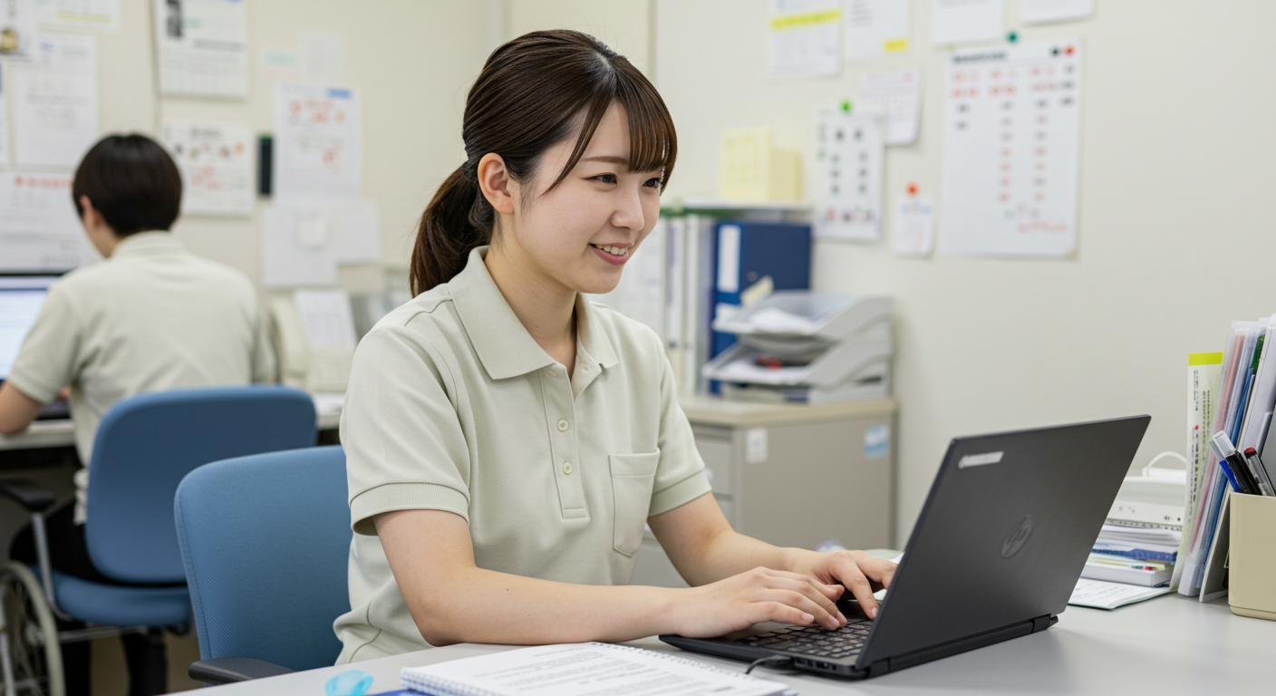 AIによる事務作業の自動化と効率化のイメージ｜キャリアAIプラザ